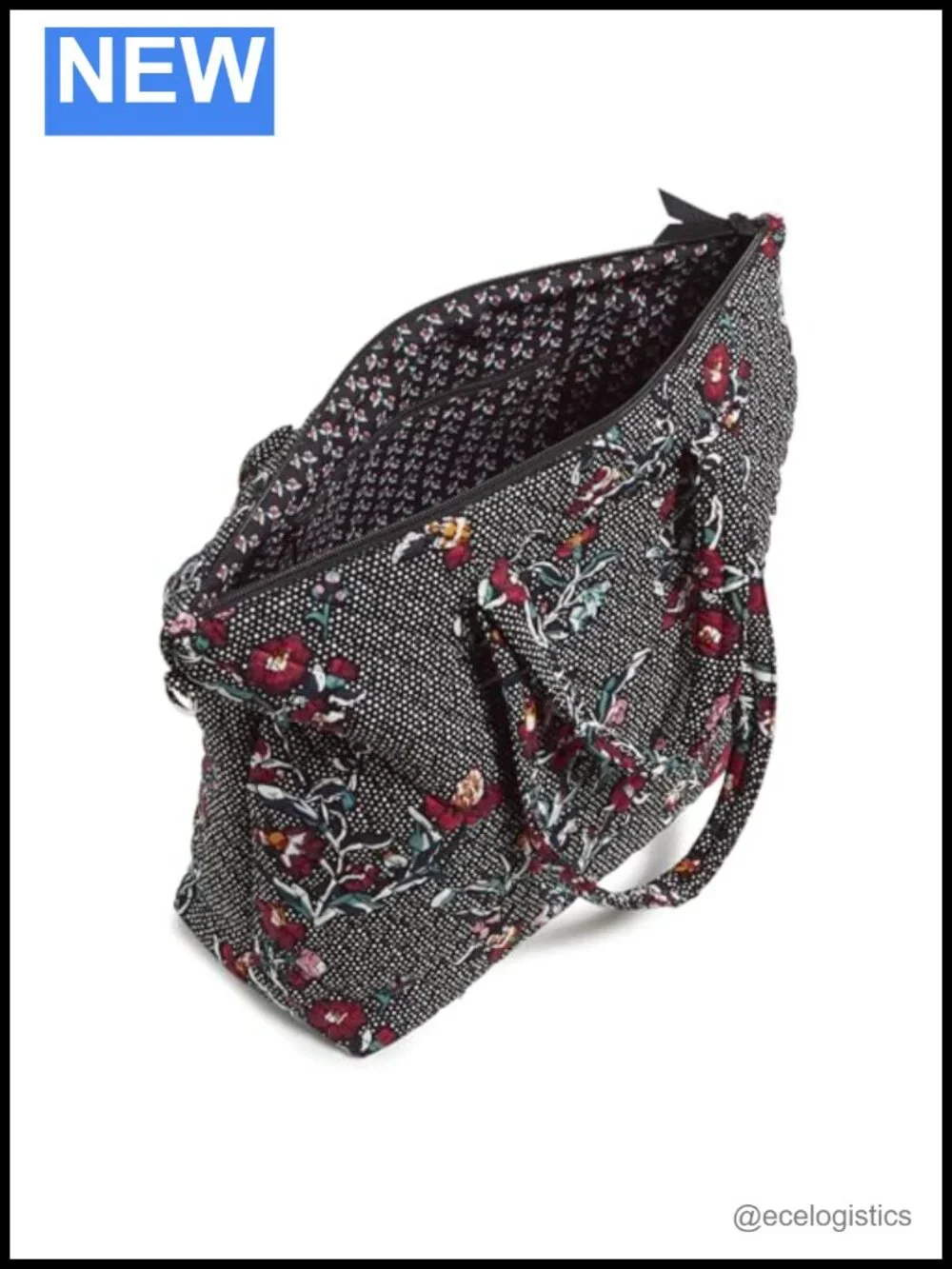 Recycled Cotton Slouchy Tote Bag with Adjustable Strap - Hobo Handbag
